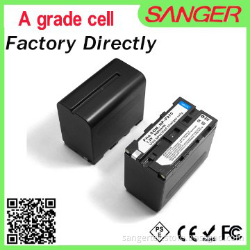 7.4V 6600mAh digital battery F970 for Sony camera with factory price